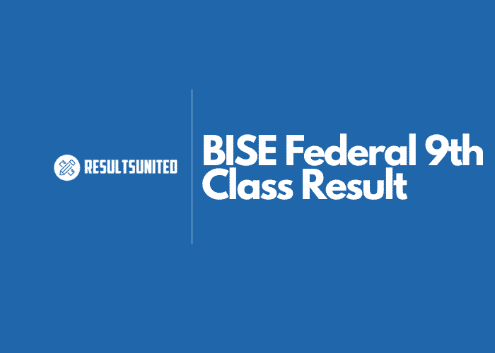 Federal board 9th Class Result