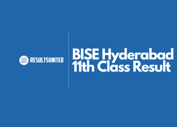 BISE Hyderabad 11th Class Result