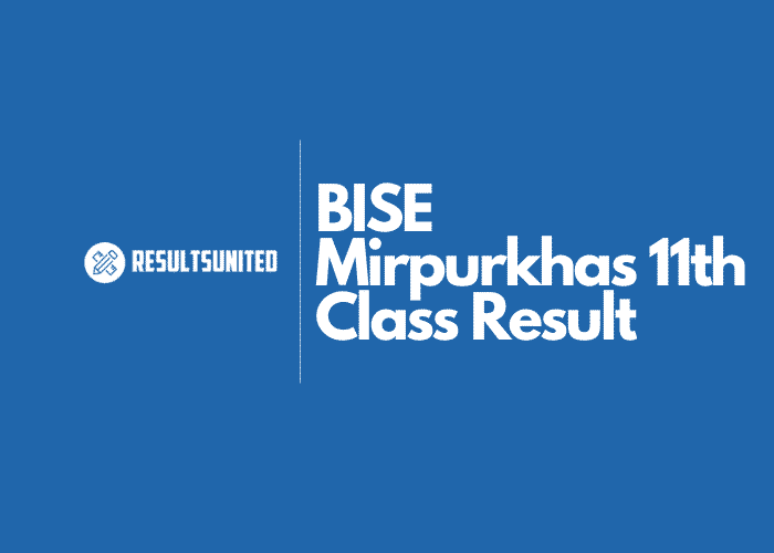 BISE Mirpurkhas 11th Class Result
